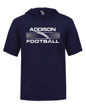 Load image into Gallery viewer, Addison Football - Halftone Hooded Performance Tee - ADULT