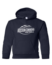 Load image into Gallery viewer, Addison Cowboys Football - Hooded Sweatshirt - YOUTH