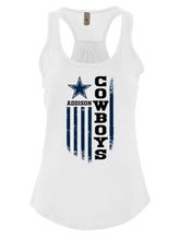 Load image into Gallery viewer, Addison Cowboys Flag - Tank Top - ADULT