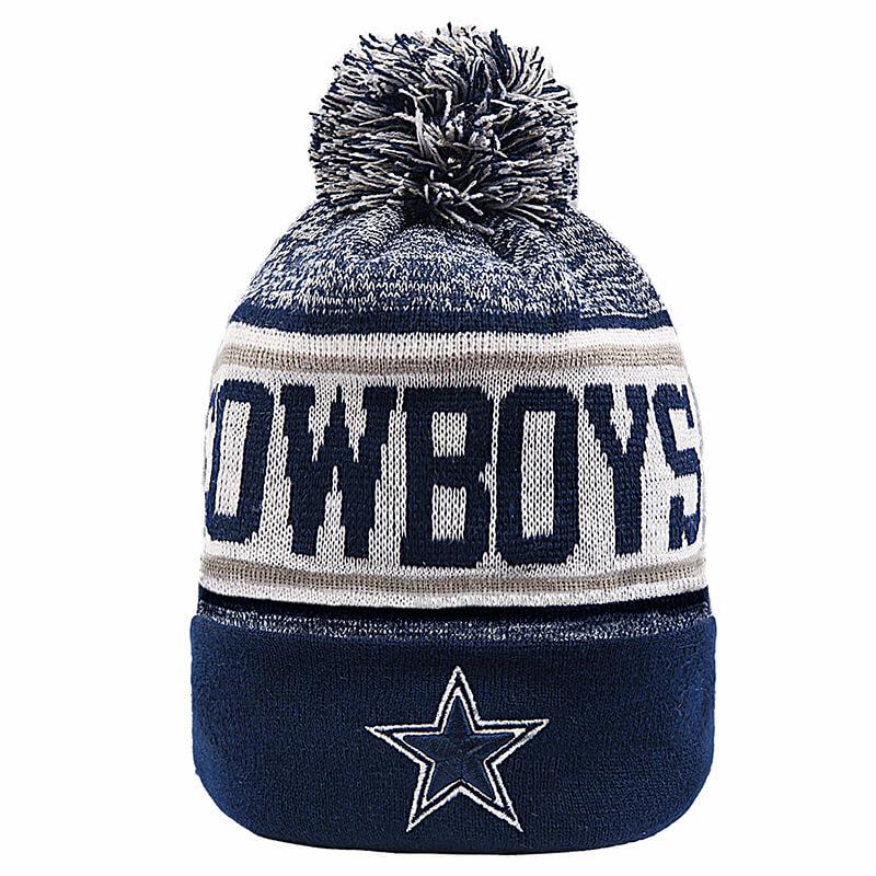 Cowboys bobble hat Clearance