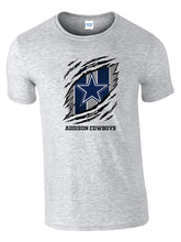 Load image into Gallery viewer, Addison Cowboys Slash T-shirt - YOUTH