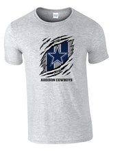 Load image into Gallery viewer, Addison Cowboys Slash - T-shirt - ADULT