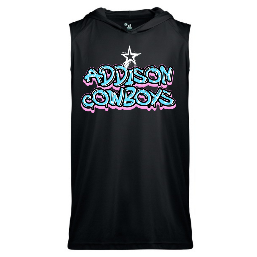 Drip Addison Cowboys Hooded Performance Tank - YOUTH