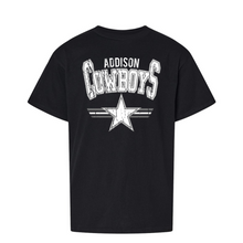 Load image into Gallery viewer, Addison Cowboys Distressed - T-shirt - ADULT
