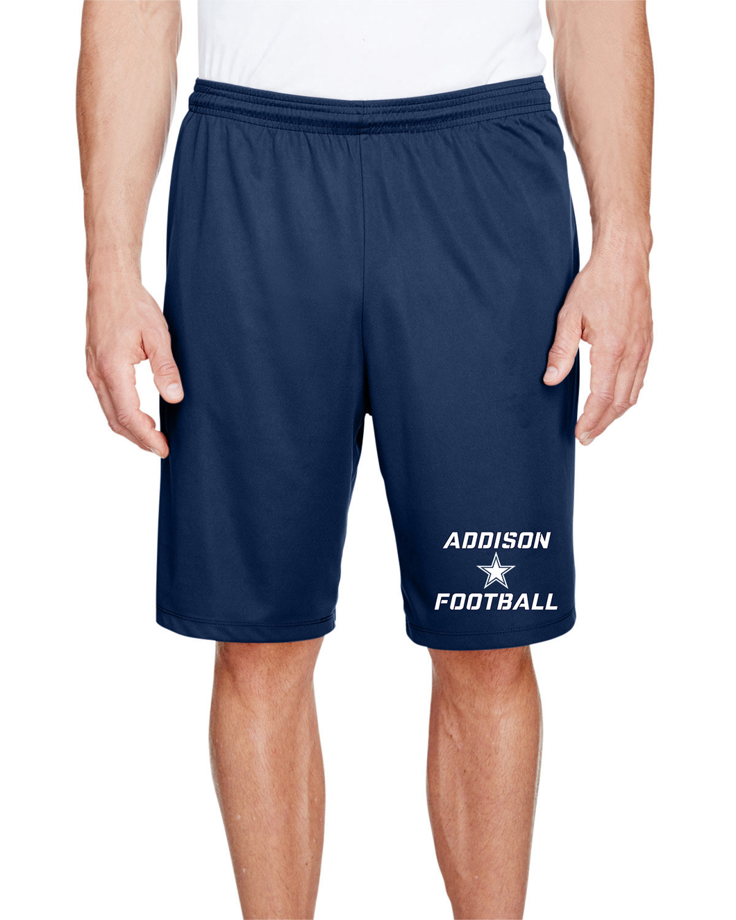 Addison Cowboys -Performance Shorts w/Pocket - ADULT