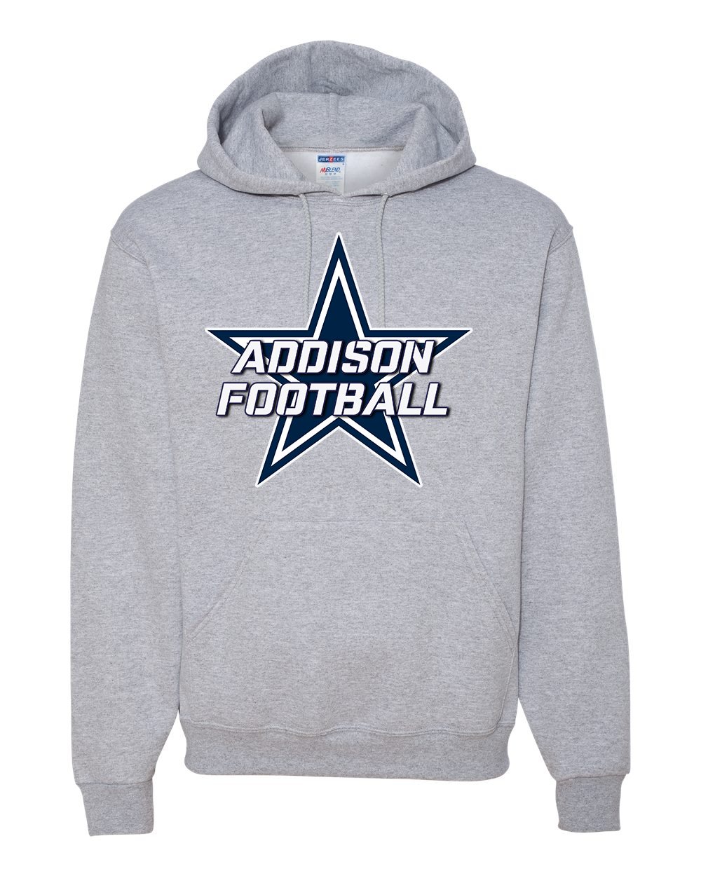Star Addison Football  - Hooded Sweatshirt - YOUTH