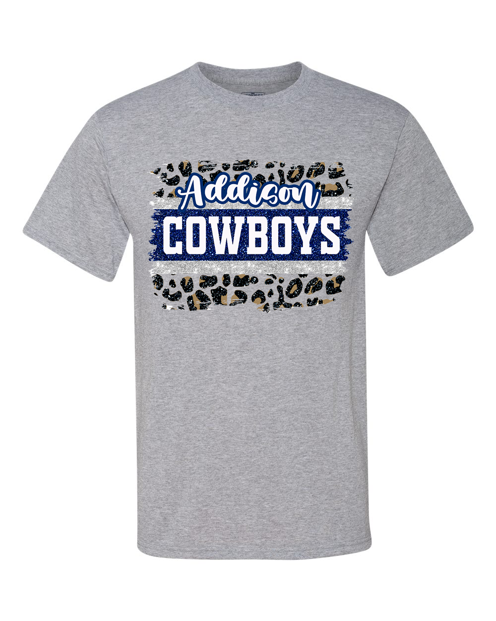 Addison Cowboys Cheetah - T-shirt - ADULT