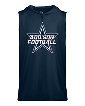 Load image into Gallery viewer, Star Addison Football Hooded Performance Tank - YOUTH
