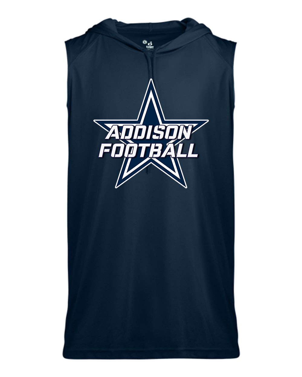 Star Addison Football Hooded Performance Tank - YOUTH