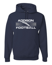 Load image into Gallery viewer, Addison Football Halftone - Hooded Sweatshirt - YOUTH
