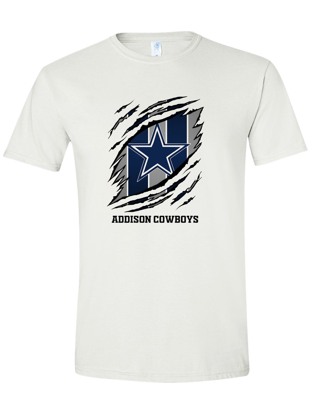 Addison Cowboys Slash - T-shirt - ADULT