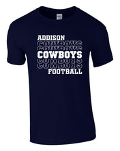 Load image into Gallery viewer, Addison Cowboys Repeat - T-shirt - ADULT
