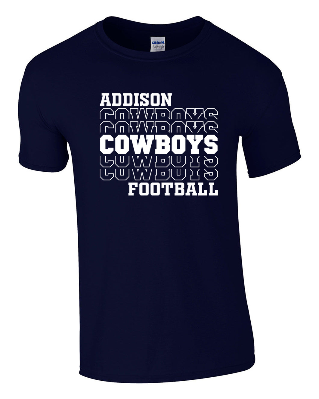 Addison Cowboys Repeat - T-shirt - ADULT