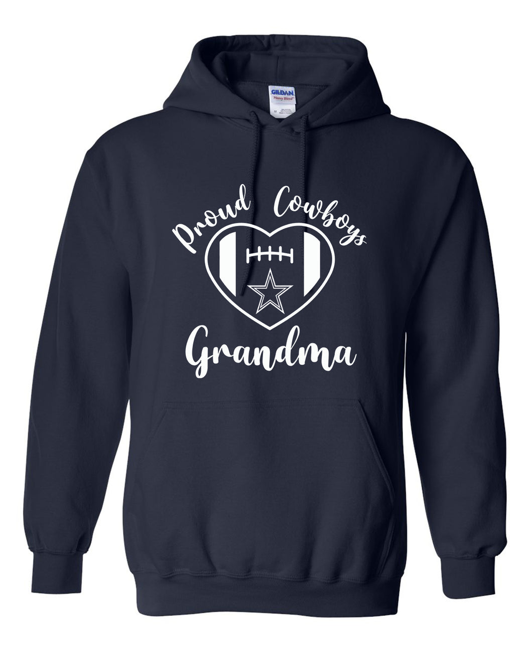 Proud Cowboys Grandma -  Hooded Sweatshirt - ADULT