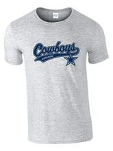 Load image into Gallery viewer, Addison Cowboys Swoosh T-shirt - YOUTH
