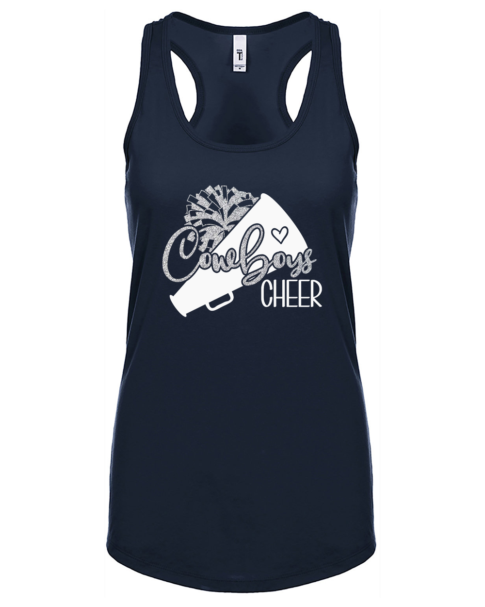 Cowboys Cheer Glitter - Tank Top - ADULT