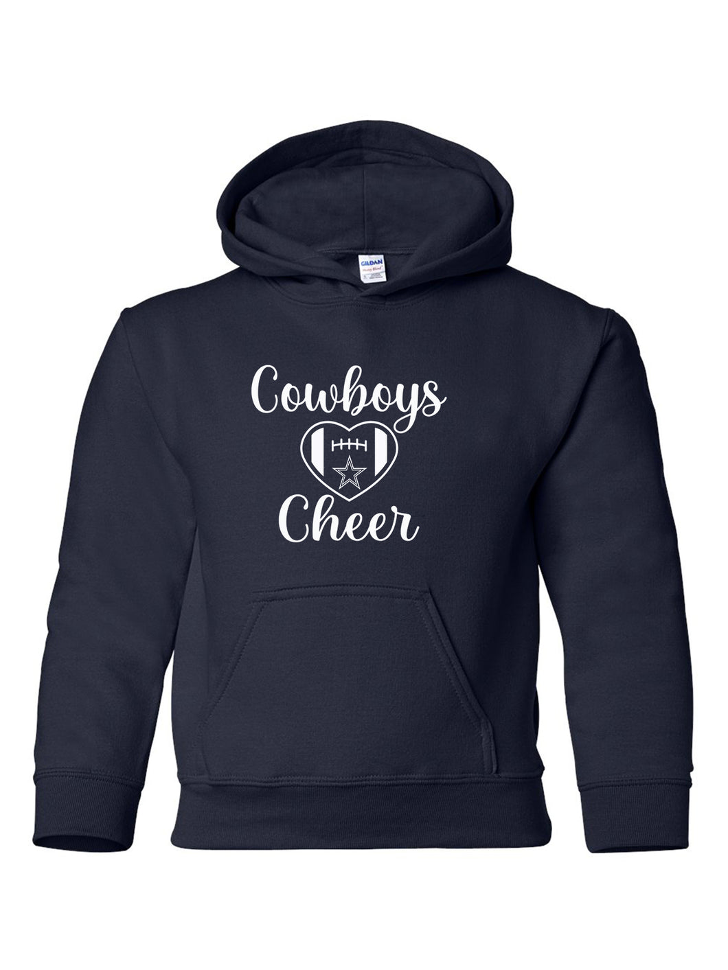 Addison Cowboys Cheer -  Hooded Sweatshirt - ADULT