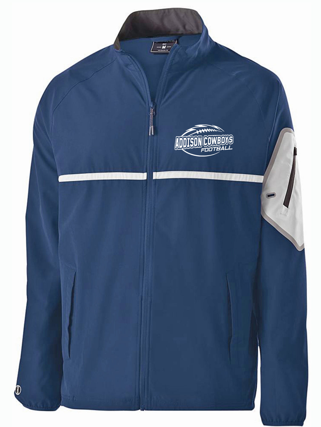 Addison Cowboys Zip Up Light Jacket - ADULT