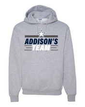 Load image into Gallery viewer, Addison&#39;s Team -  Hooded Sweatshirt - YOUTH
