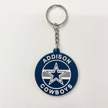 Load image into Gallery viewer, Addison Cowboys Keychain
