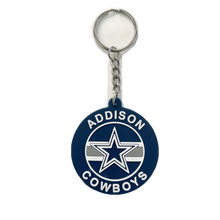 Load image into Gallery viewer, Addison Cowboys Keychain
