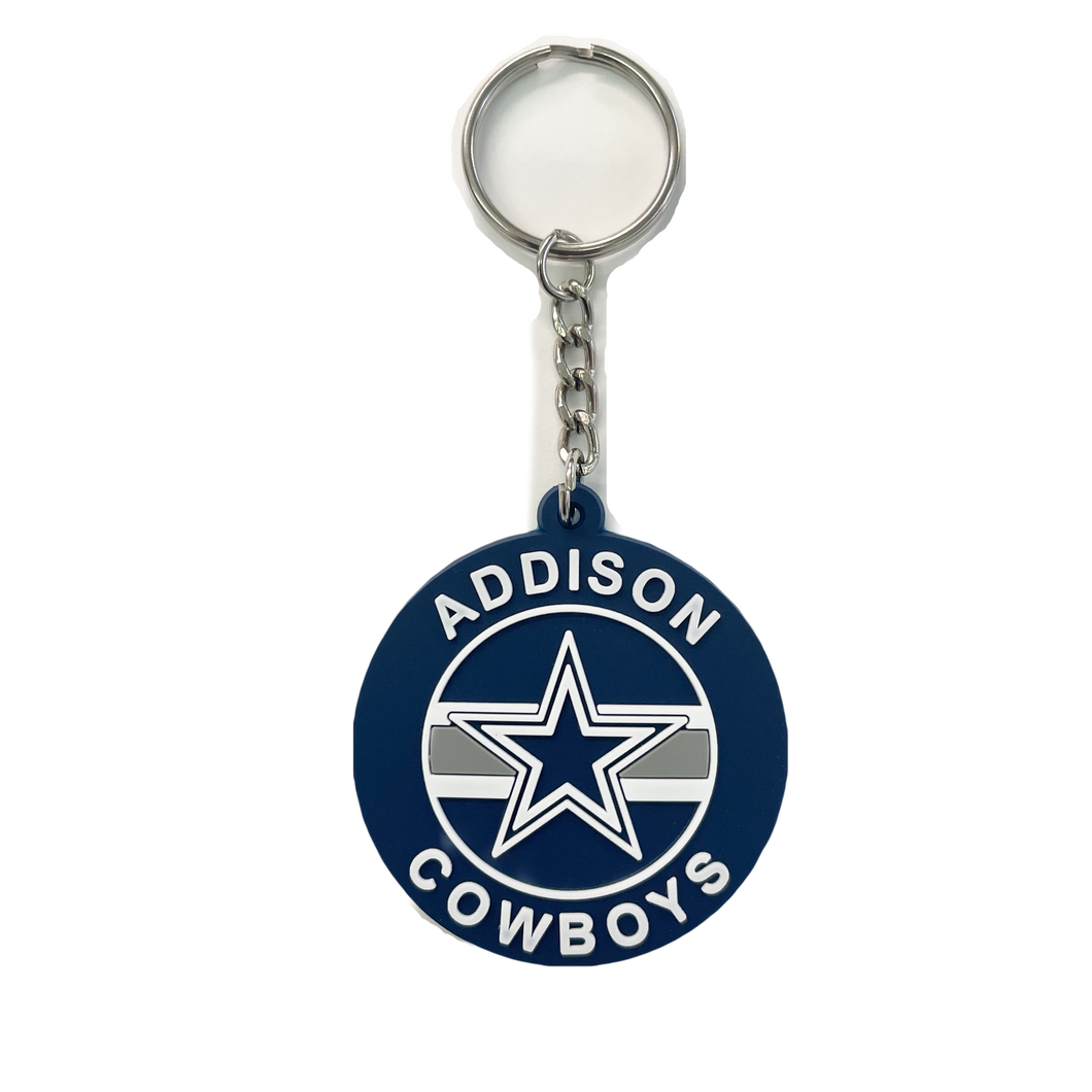 Addison Cowboys Keychain