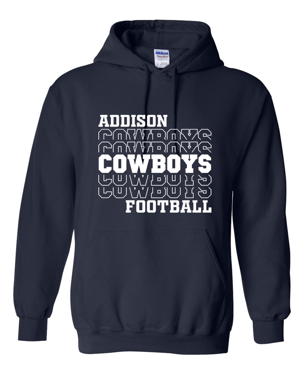 Cowboys Repeat - Hooded Sweatshirt - ADULT