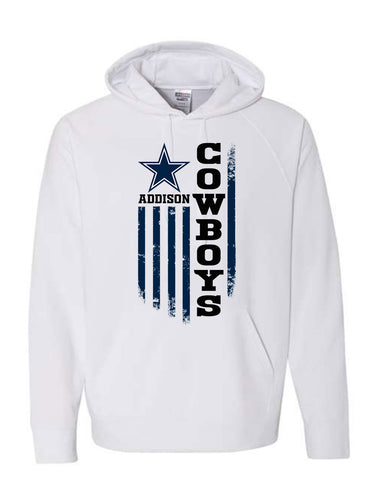 Addison Cowboys Football - Hooded Sweatshirt - YOUTH – Addison Cowboys Merch